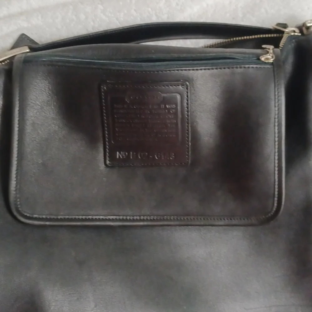 Vintage Black Coach Shoulder bag - Picture 12 of 16